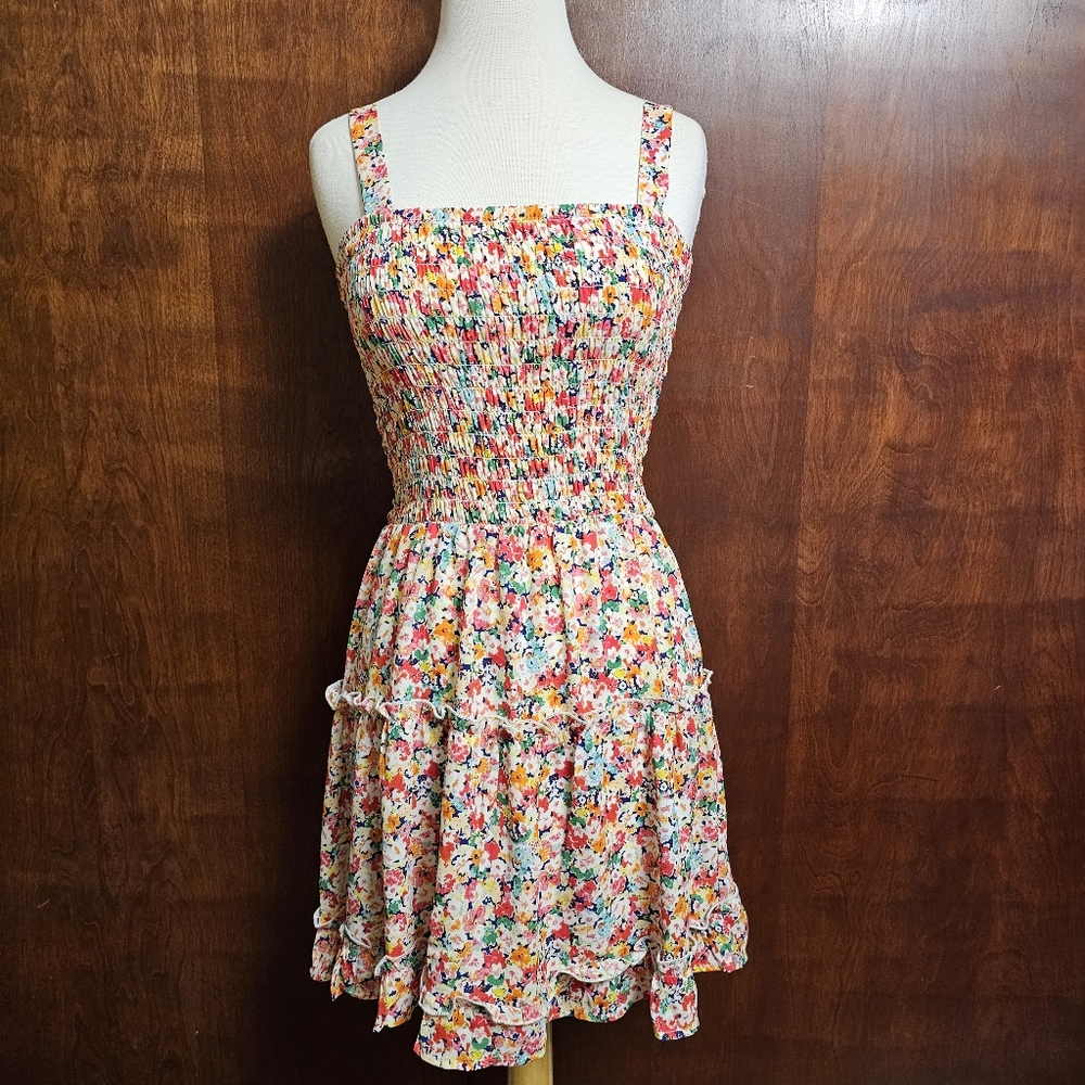 NWT Jessica Simpson Floral Strap Dress in Size S